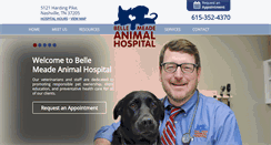 Desktop Screenshot of bellemeadeanimalhospital.com
